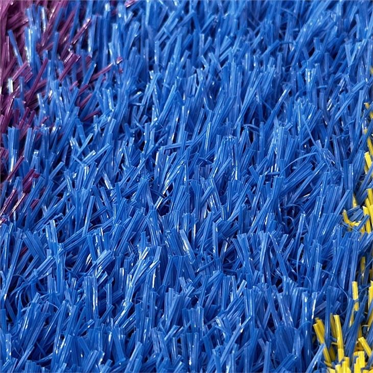 Kindergarten Rainbow Artificial Turf Grass